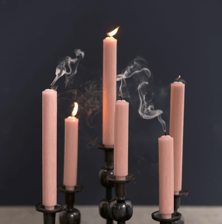 Dinerkaarsen set van 2 - Bordeaux - 3,2x30cm - JungleHome